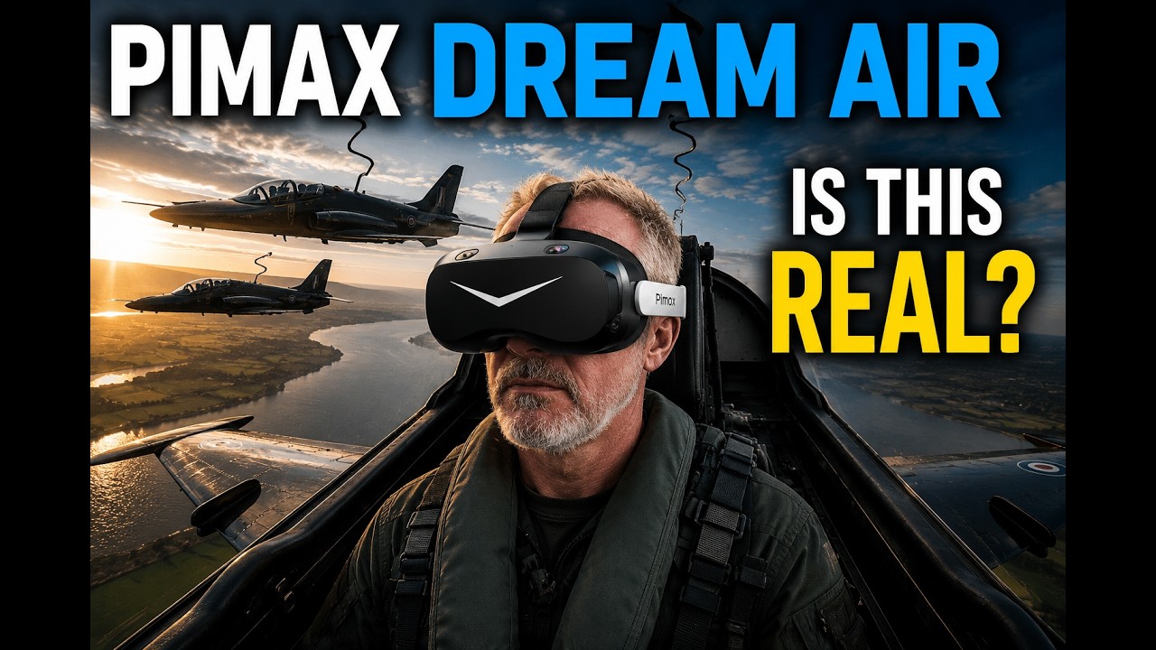 Я пилотировал истребитель &mdash; самый ли это реалистичный VR на сегодня? | Pimax Dream Air против Cry...