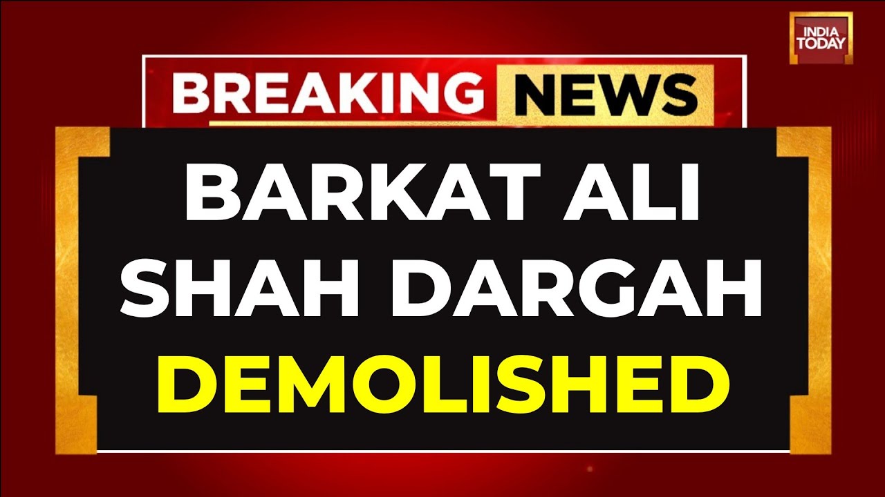 Mumbai Aarey Dargah Demolition Under Heavy Security; JCBs Clear Encroachment | India Today