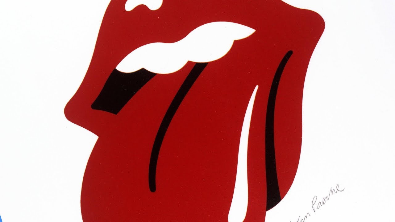 The Rolling Stones tongue and lips logo by John Pasche