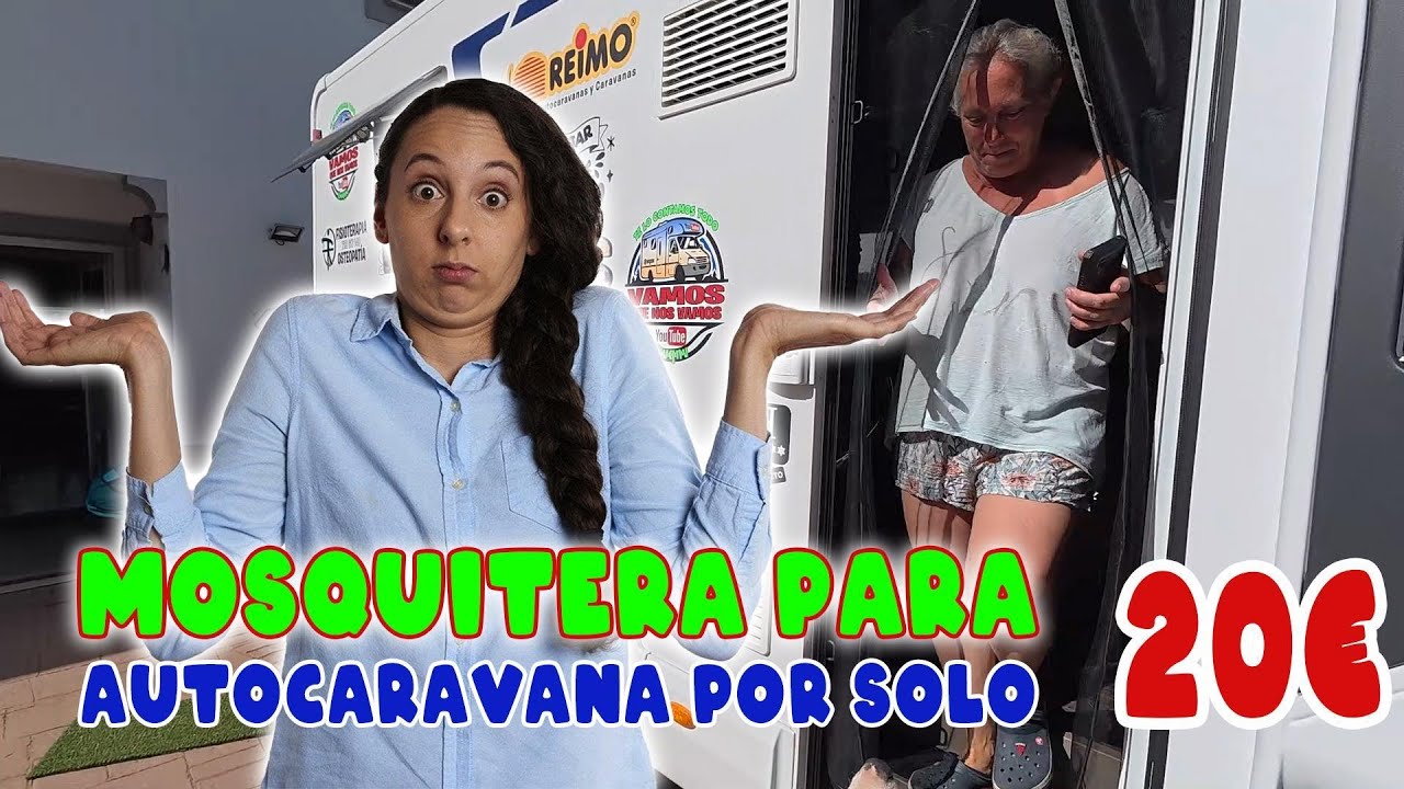 Mosquitera por menos de 20€ para autocaravana. Increíble