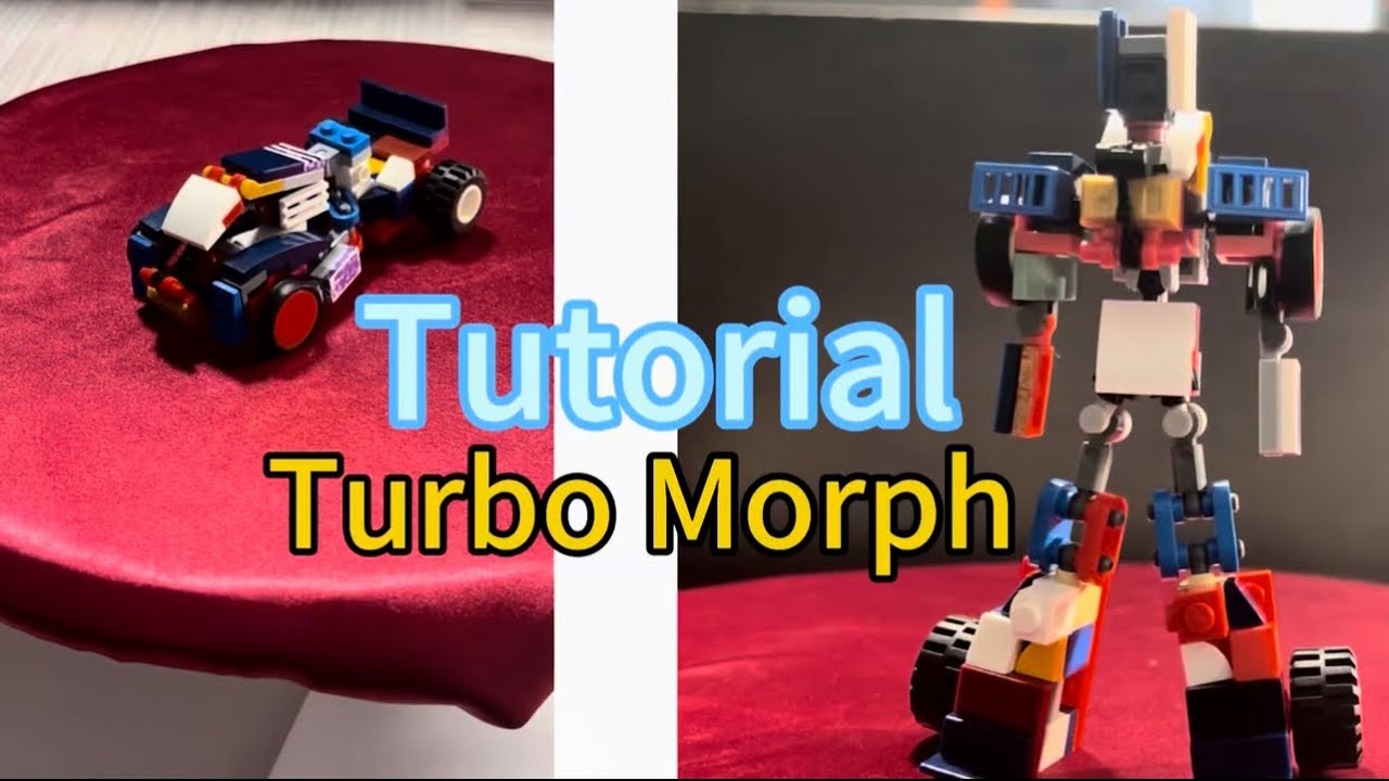Lego transformer Turbo Morph instruction