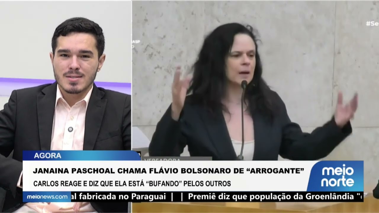 Janina Paschoal chama Flávio Bolsonaro de 