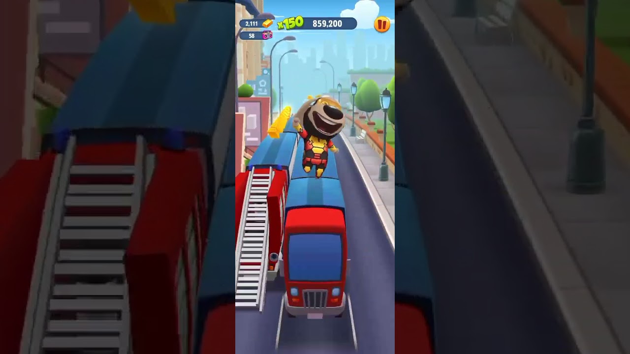 Talking Tom Gold Run But The Music Is Random Part 10
