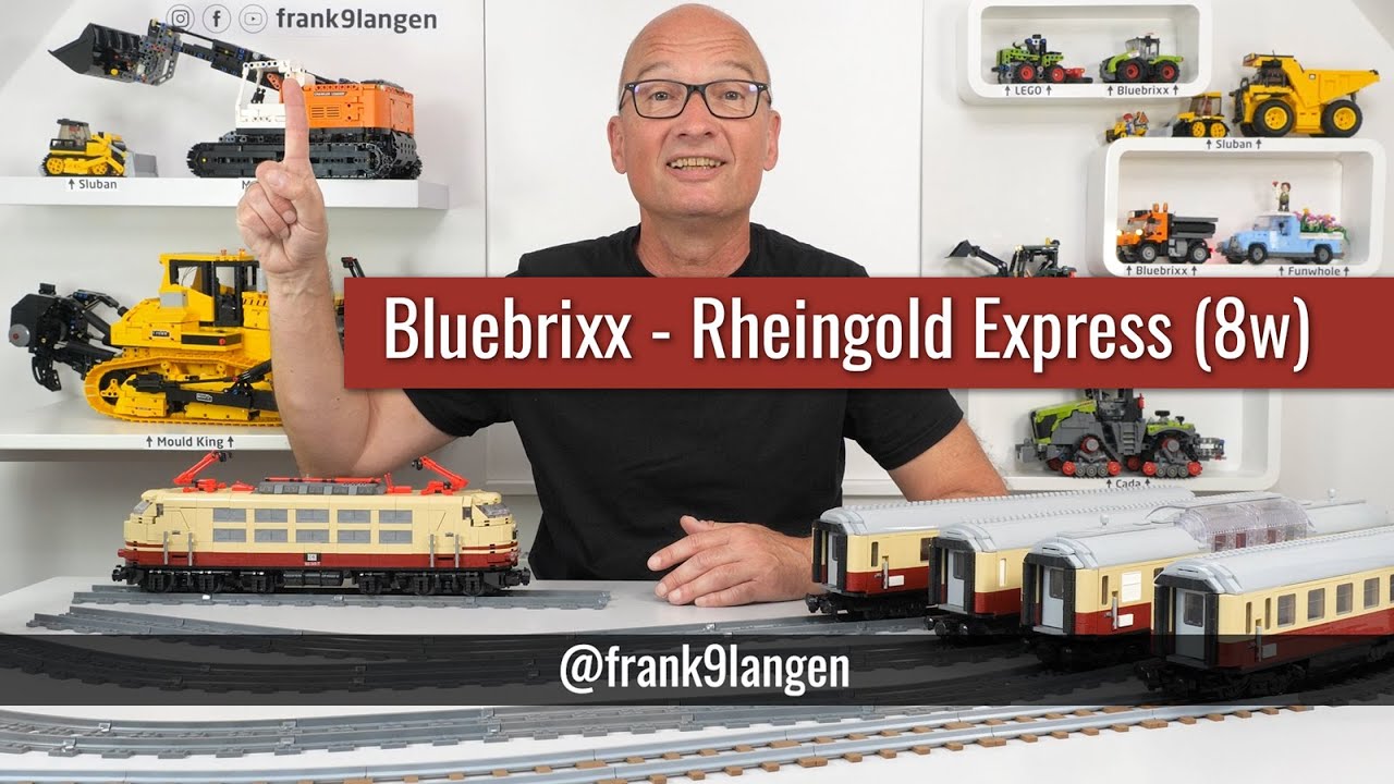 Bluebrixx Rheingold Express - mit Aufnahmen vom Original Zug!