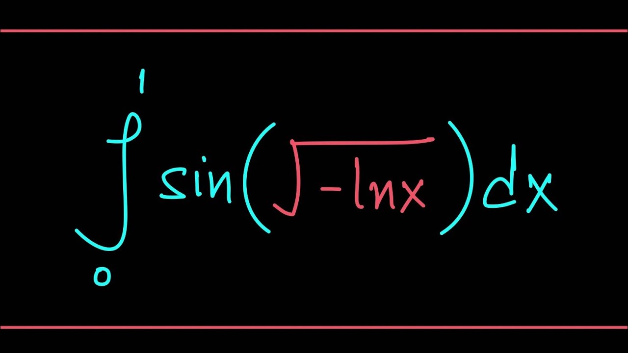 A very interesting integral with aesthetically pleasing solution development