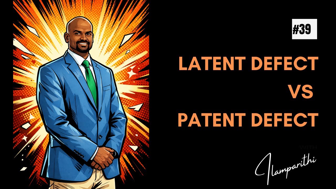 Latent Defect Vs Patent Defect | Ep 39 | Ilamparithi Boologasundaravijayan