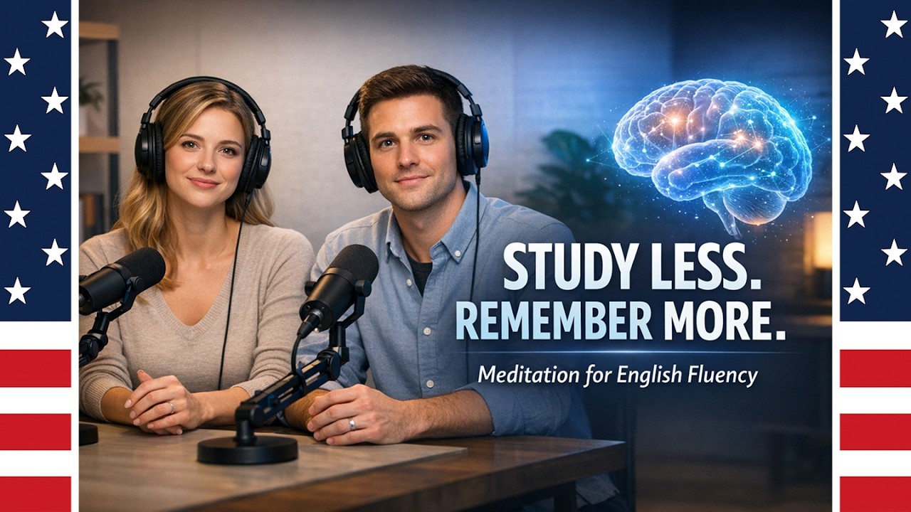 Learn English Through Meditation! Theta Brainwaves = 70% Better Memory | Brain Science Method