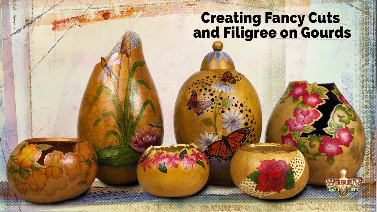 Tutorial: Creating Fancy Cuts and Filigree on Your Gourds