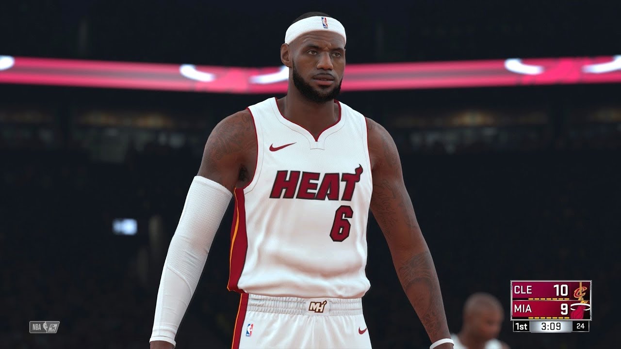 NBA 2k18 - All Time Cavaliers Team vs All Time HEAT Team | PS4 Pro (1080p 60fps)