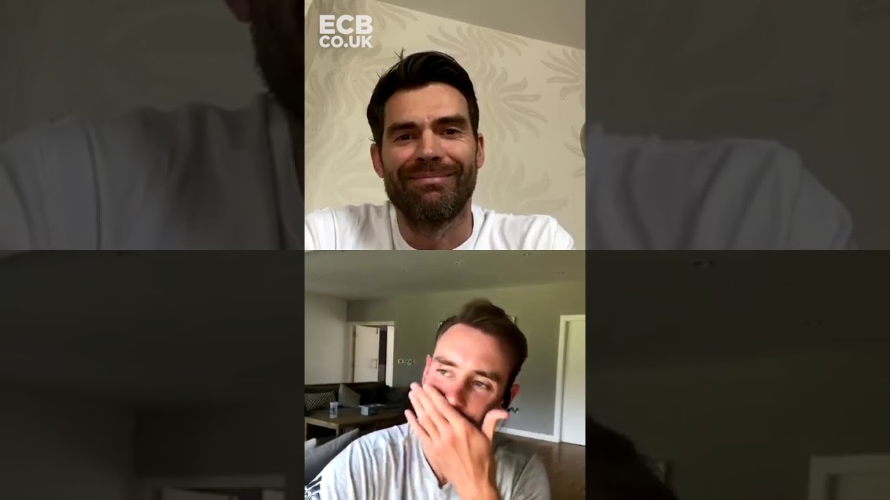 James anderson and stuart Broad live chat