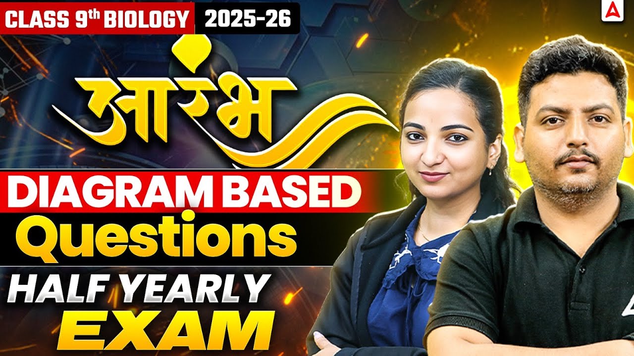 Class 9 Biology Diagram Based Questions | Half Yearly 2025-26 | By Raghvendra Sir & Vibhuti mam