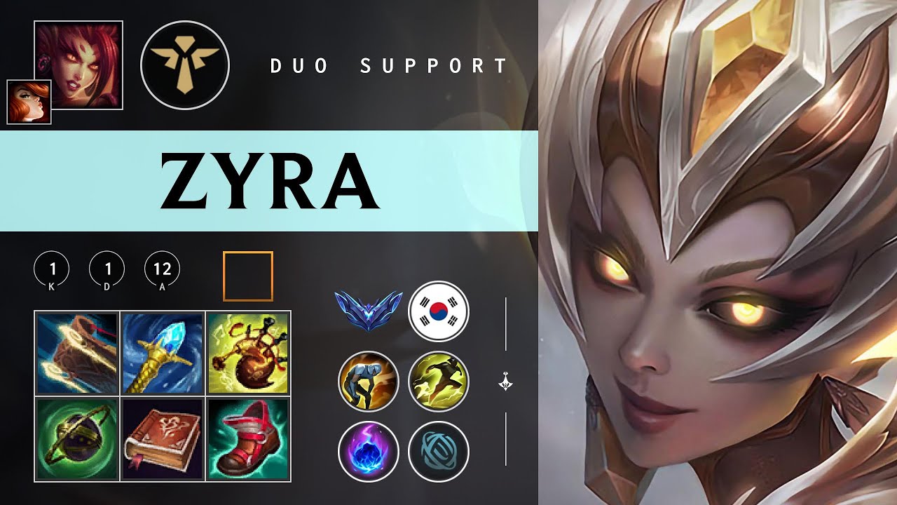 Zyra Support vs Rakan - KR Diamond Patch 26.02