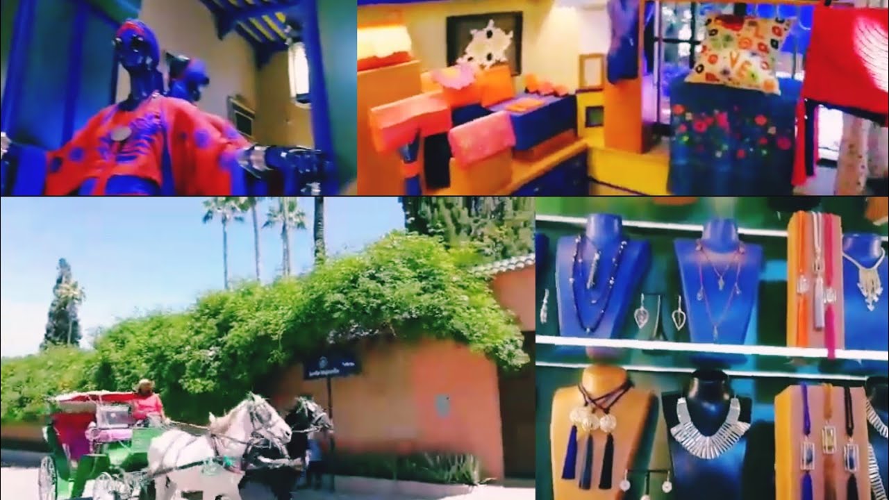 Le musée Yves Saint Laurent à Marrakech et sa boutique au jardin Majorelle.Une beauté ineffable