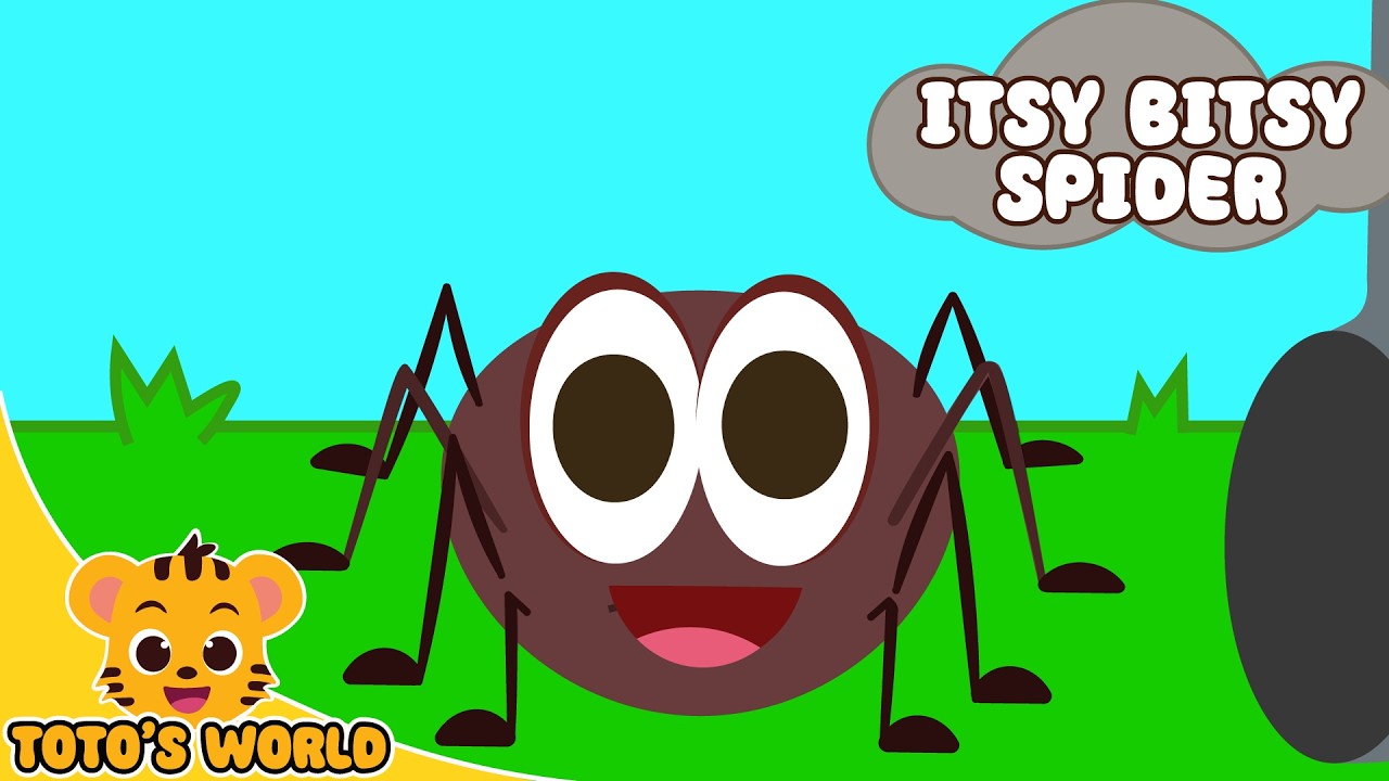 🕷 Itsy Bitsy Spider | Nursery Rhymes | Little Mascots
