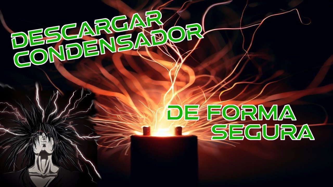 Herramienta casera para descargar condensadores de forma segura