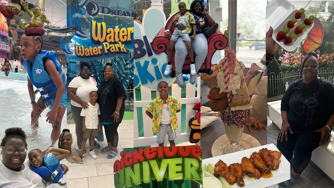 MINI GETAWAY TO✨AMERICAN DREAM MALL🤩| NICKELODEON UNIVERSE🎢🎡& DREAM WORKS WATERPARK🏖️ WE HAD A BLAST
