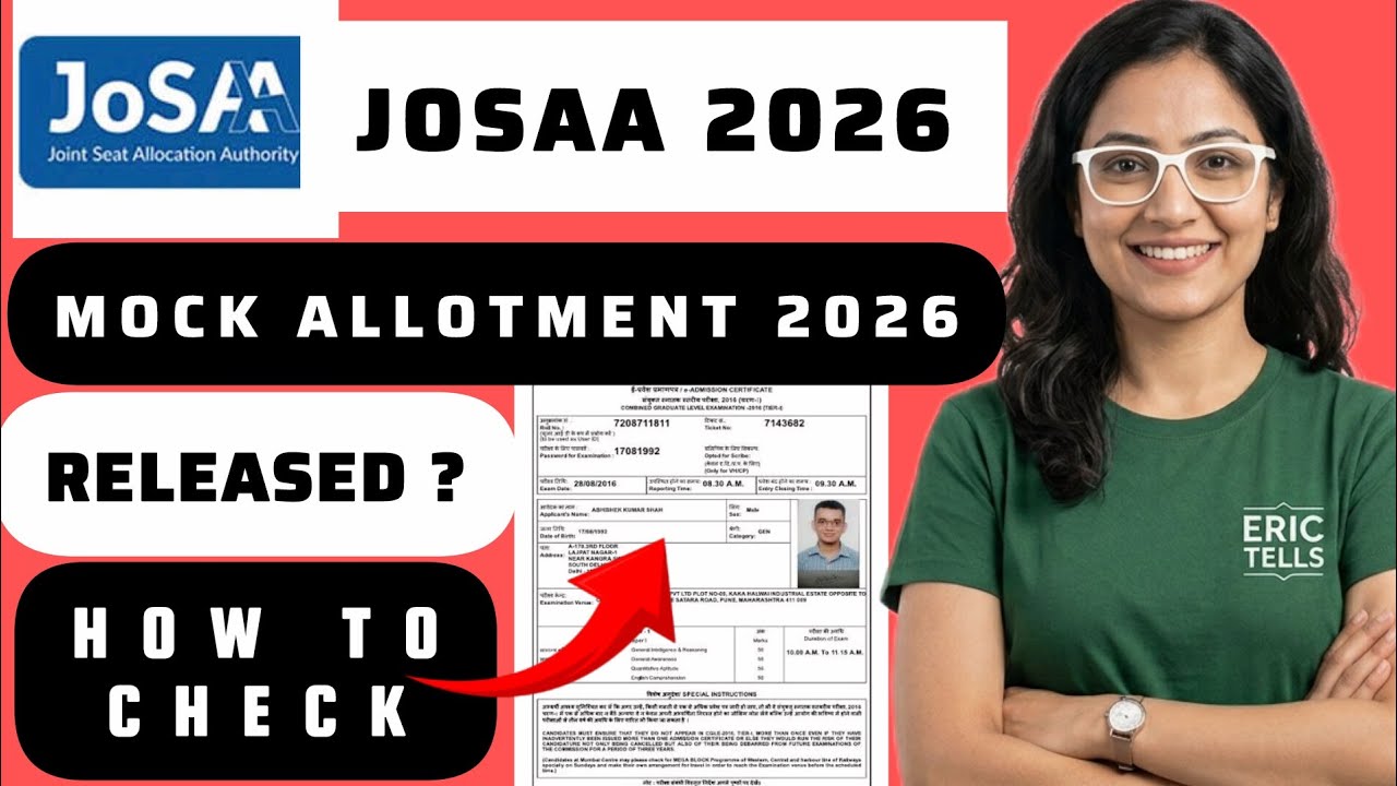 josaa mock allotment 2026 | josaa mock seat allotment 2026