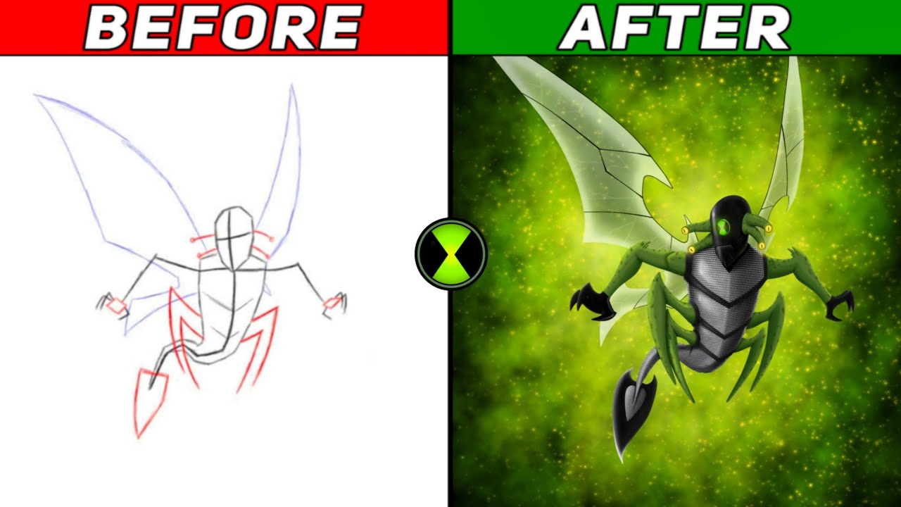 Ben 10 Fan Art - Stinkfly, Classic Version
