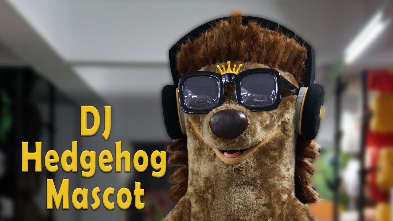 Hedgehog Mascot Costume With Sunglasses