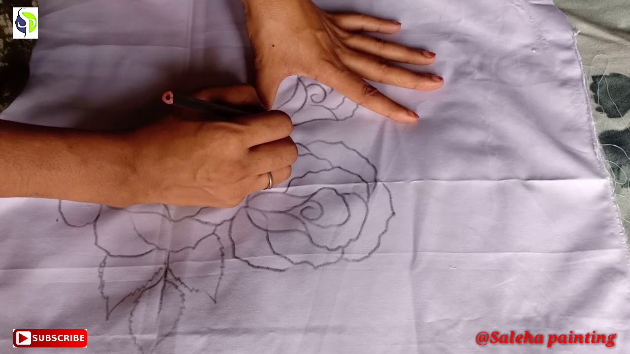 How to Draw Rose Design Tutorial Step by Step