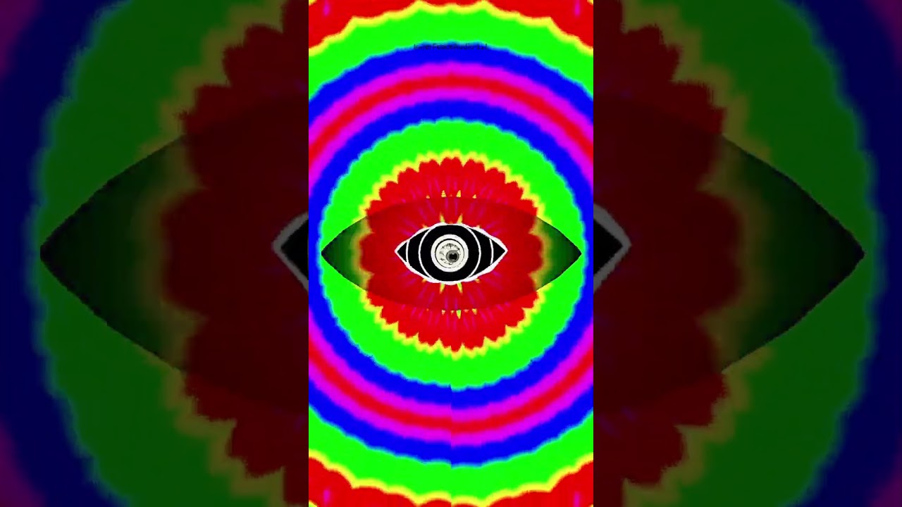 Can You Trust Your Eyes? 👁️ | Mind-Bending Visuals #shorts #psychedelicart