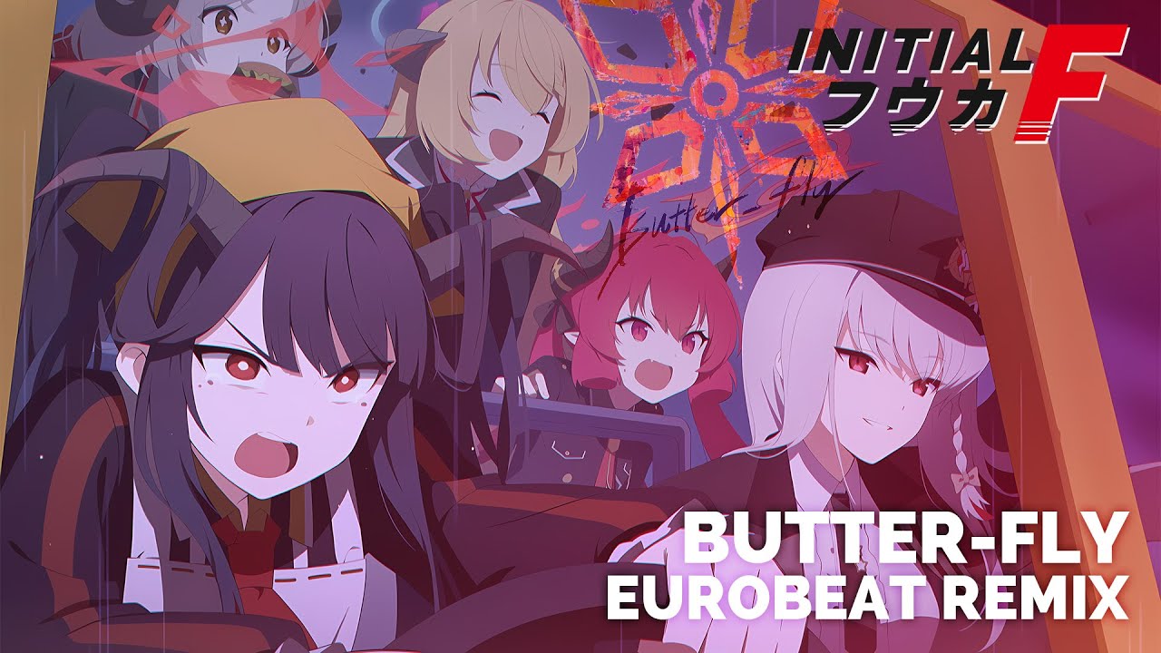 디지몬 어드벤처 - Butter-Fly (Eurobeat Remix) | 블루 아카이브 AI 후우카 Cover
