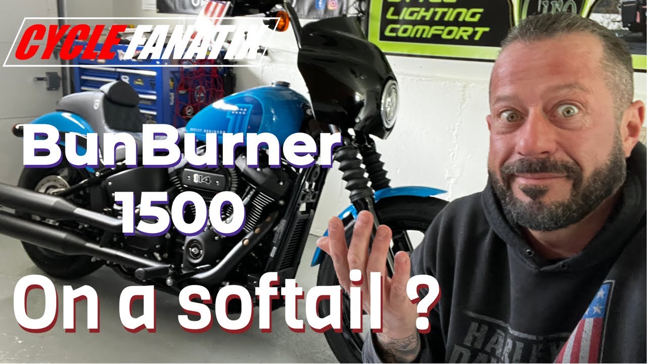 BUN BURNER 1500 ON A SOFTAIL ? - STREETBOB 114 UPGRADES #BUNBURNER1500 #HARLEYUPGRADES #STREETBOB114