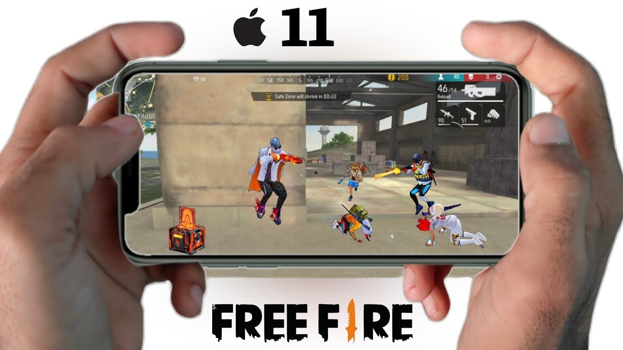 HANDCAM ⚡️SOLO VS SQUAD IPHONE 11 🔥FREE FIRE GAMPLAY
