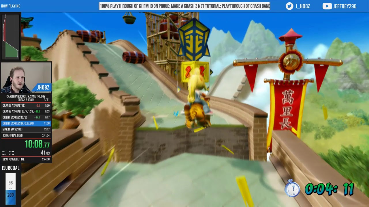 AGDQ Crash 3 NST 108% Submission
