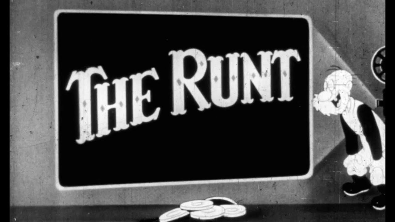 The Runt - TerryToons Castle Films Release | 16mm Film Scan (Rough shape)