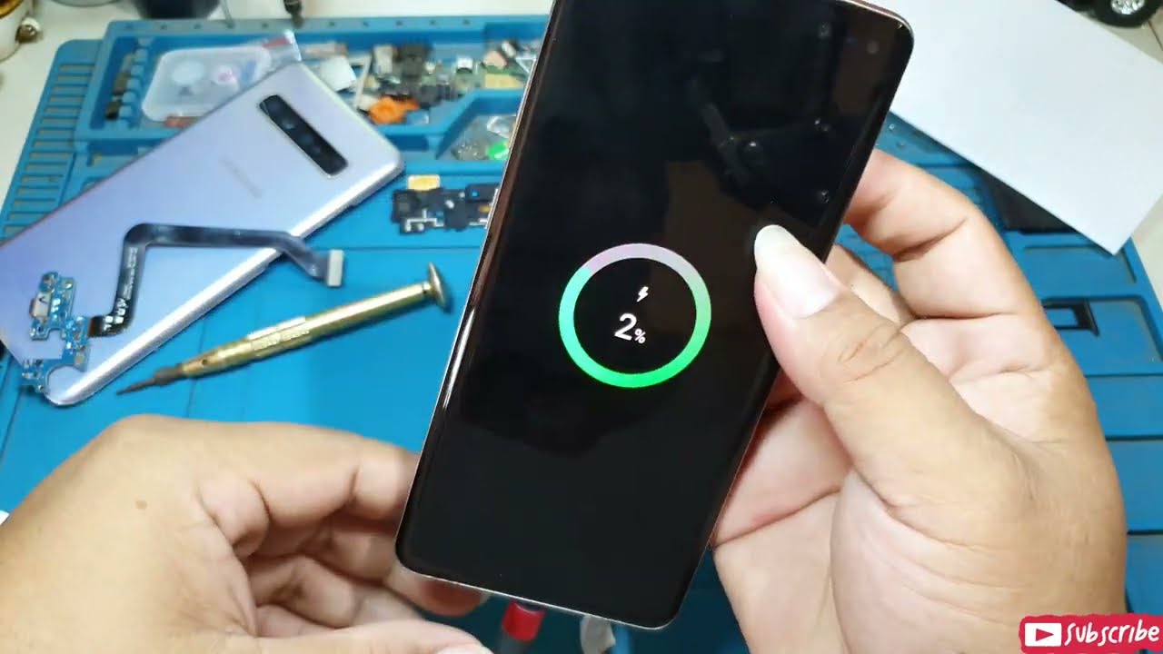 Samsung Galaxy S10 plus 5G Charging Port Replacement, Restoration Phone