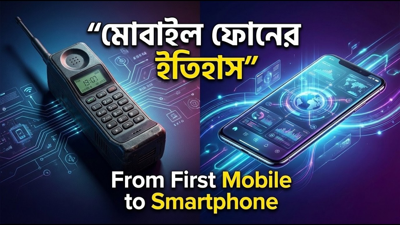 Mobile Phone History Explaine | First Mobile to Modern Smartphone Evolution | Technology Documentary