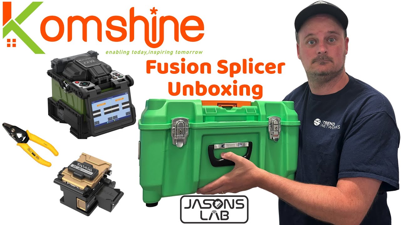 Komshine FX39 Fiber Fusion Splicer Unboxing @komshinetechnology3117 #komshine