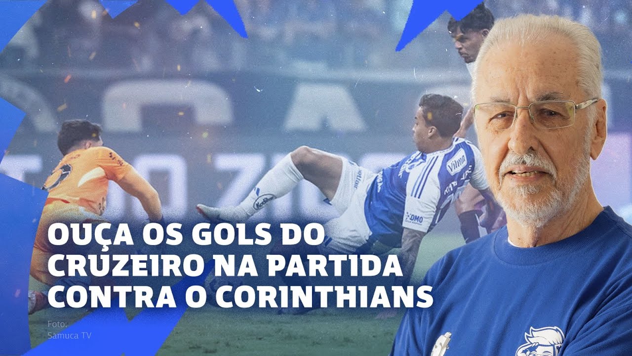OS GOLS DE CRUZEIRO 3x0 CORINTHIANS NA VOZ DE ALBERTO RODRIGUES
