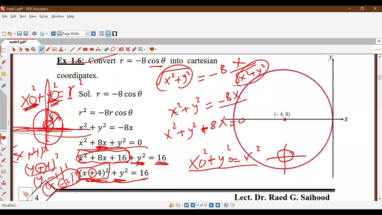 Polar Coordinates part 2