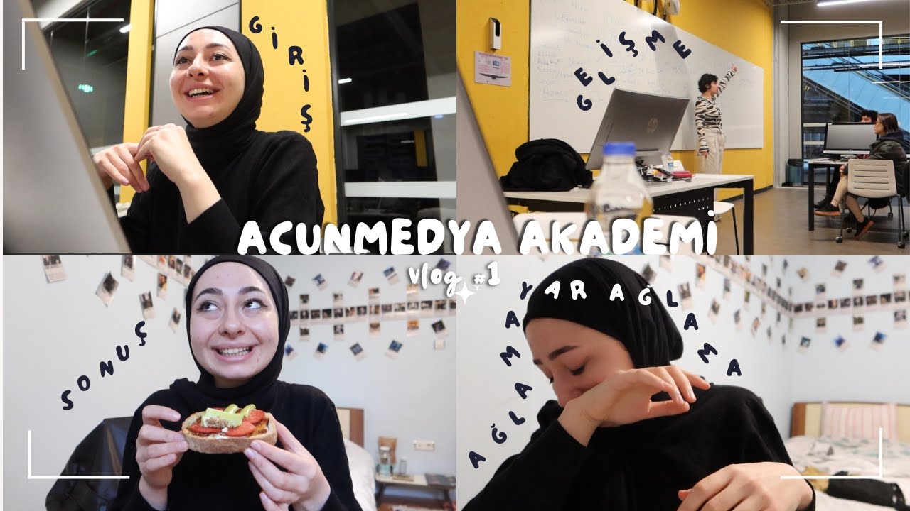 VLOG 72| Acunmedya Akademi ve Rutin Bir Günüm / Sanılanın Aksine Her Zaman Gülmüyorum