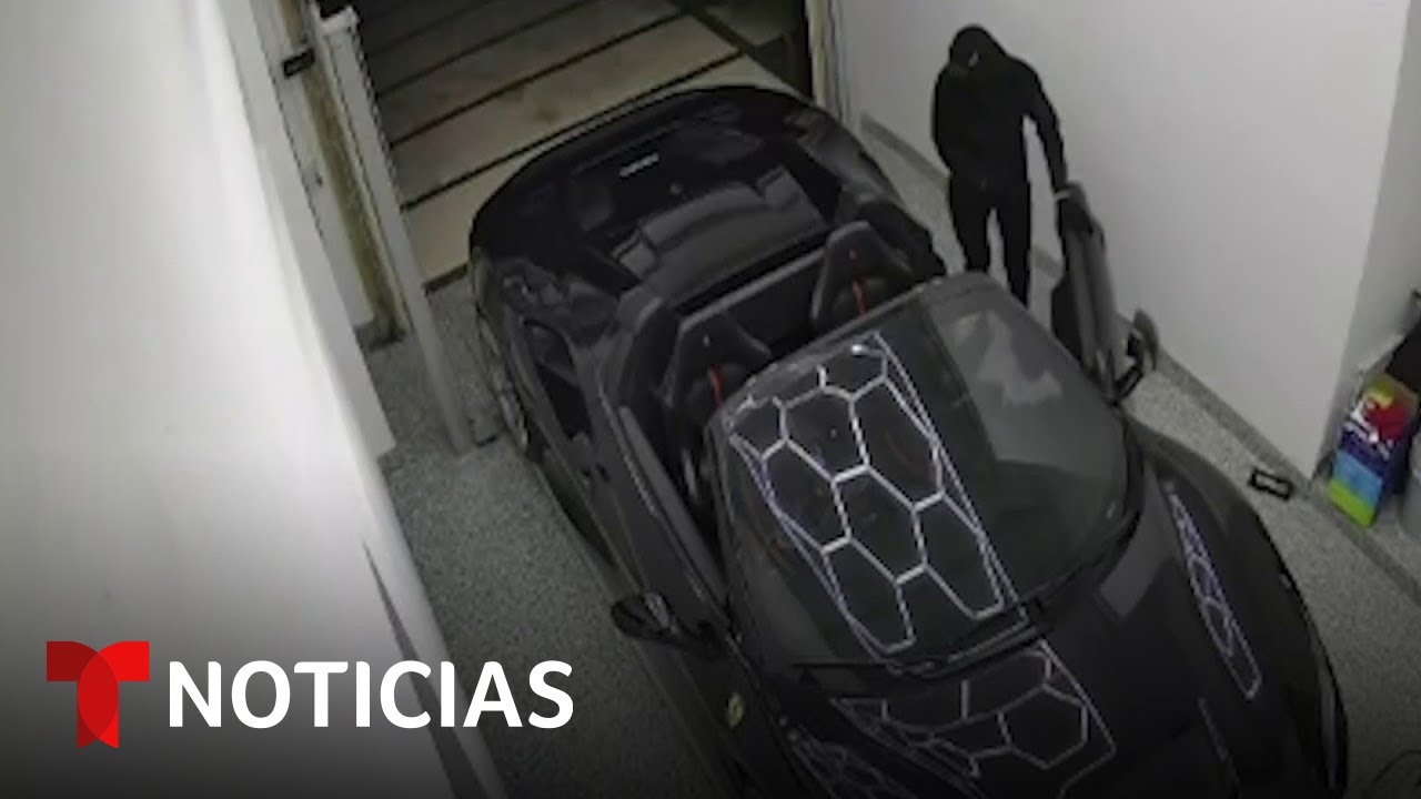 Una pareja de ‘influencers’ denuncia el robo de un Ferrari Spider en Miami | Noticias Telemundo