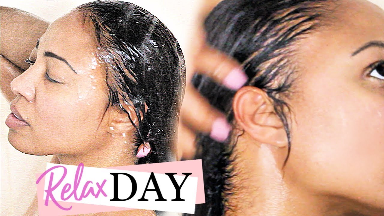 RELAXER DAY -  Relaxer Day Hair Vlog + Answering Your Questions About My Hair
