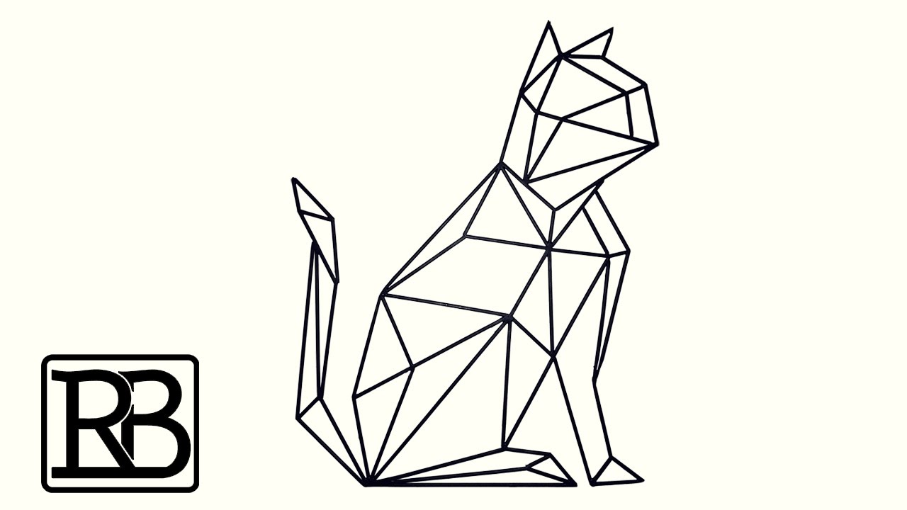 Fabriquer un Chat Géométrique en Metal - DIY // ⓇⒷ