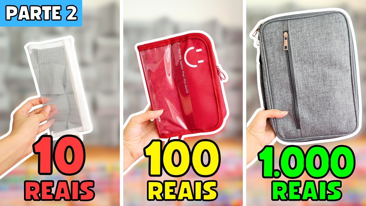 Montando ESTOJO com 10, 100 e 1.000 REAIS [Parte 2]