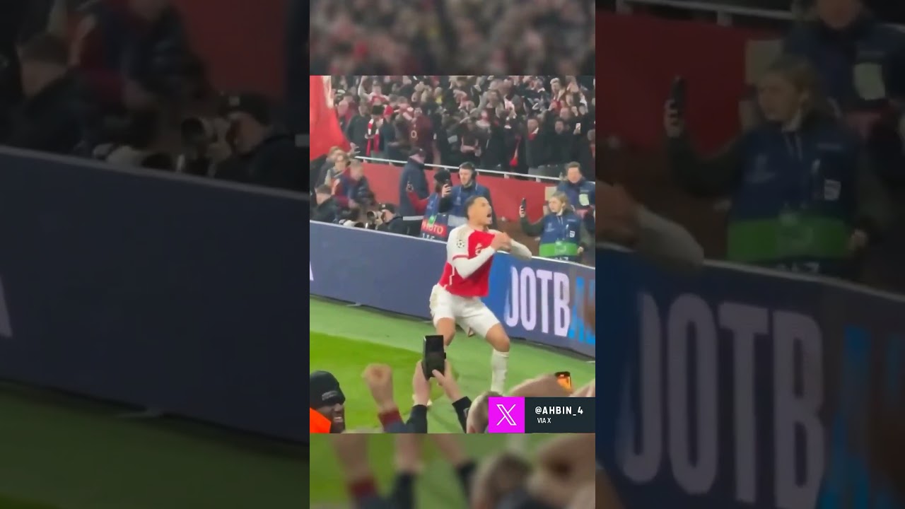 Just look at William Saliba&rsquo;s celebrations after Arsenal&rsquo;s penalty shoot-out win over Porto 🤩