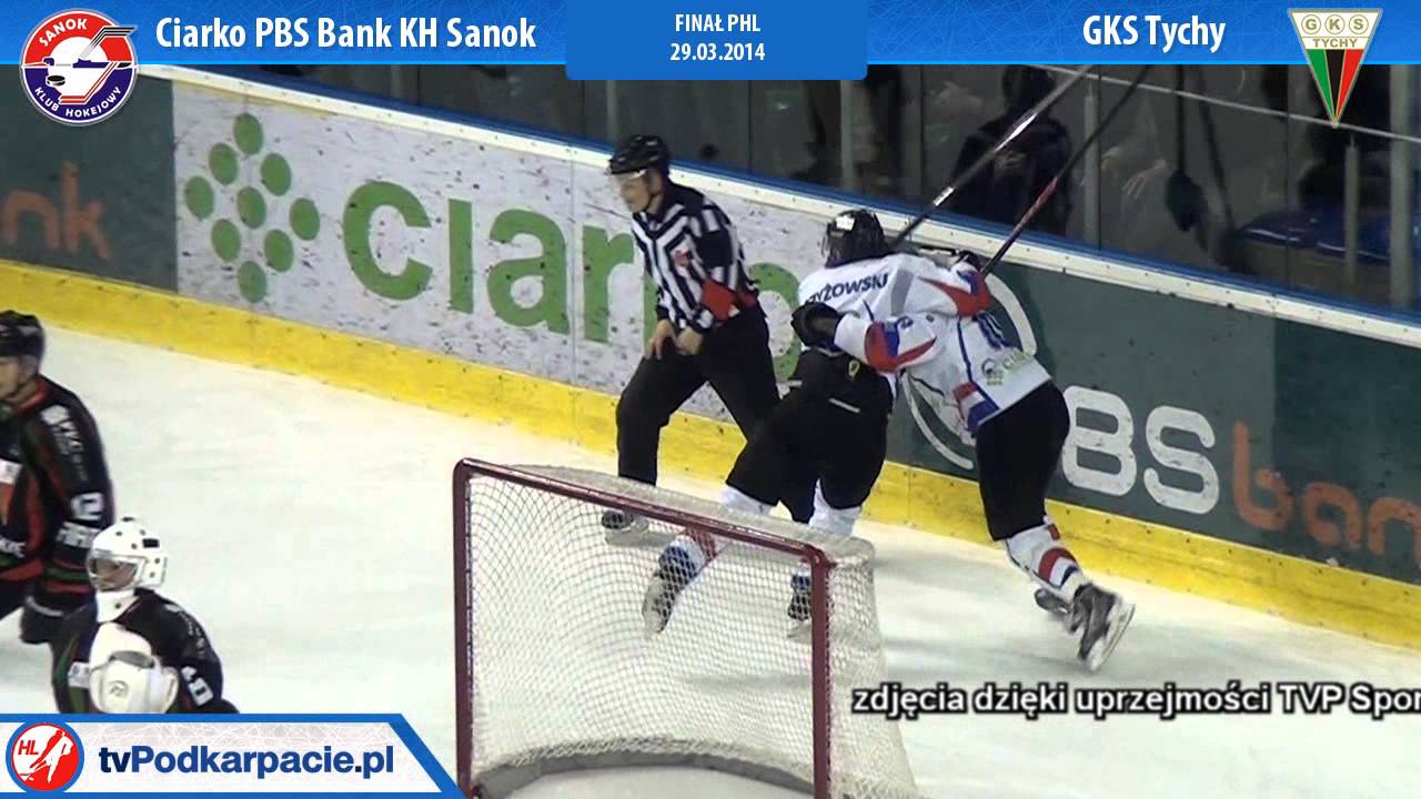 tvPodkarpacie.pl : Ciarko PBS Bank KH Sanok - GKS Tychy 7:1 (5:0, 1:1, 1:0)
