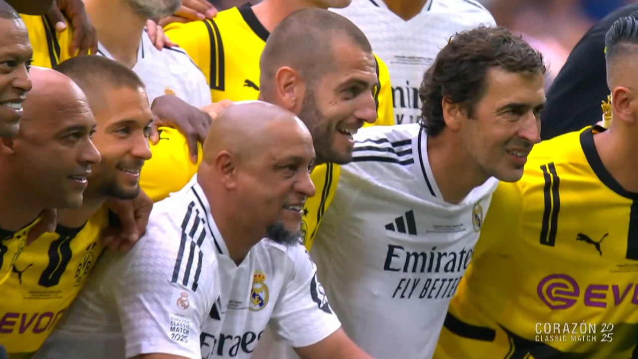 Real Madrid Legends vs BVB Legends | Raul, Kroos, R. Carlos [Re-LIVE]