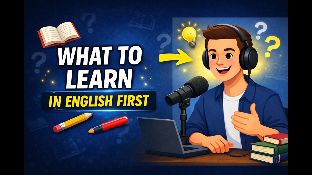 What Should I Learn First in English? 🤔  |Beginner Roadmap|