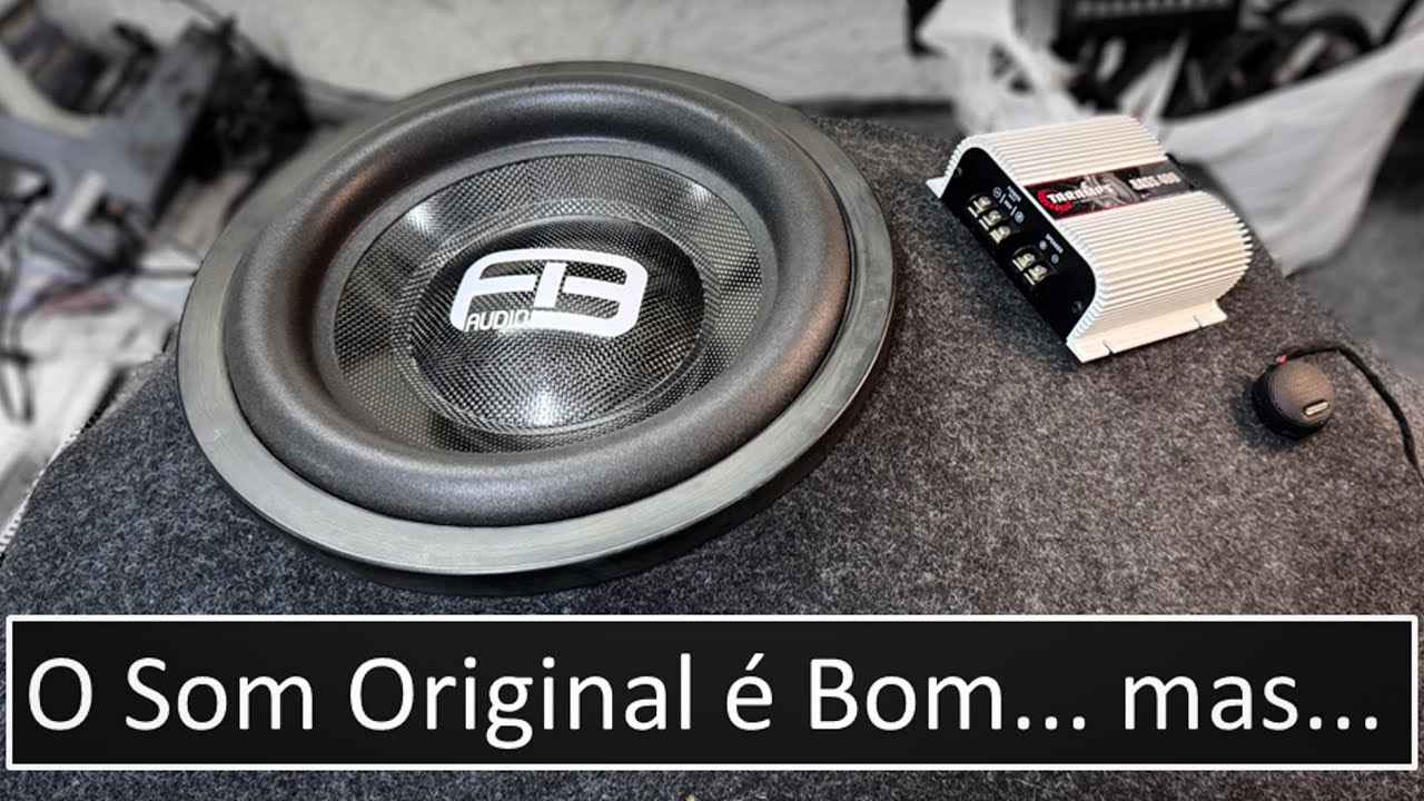 Audi A3 c/ FB 12pol 450W na Selada Lateral, Amplif. Taramps by Felipe Nanba