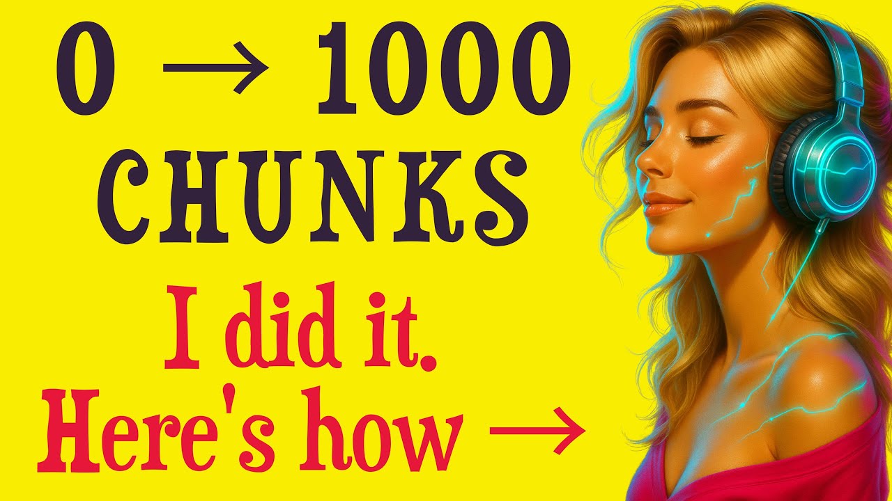 I Learned 1000 English Chunks in 90 Days | My Transformation Story