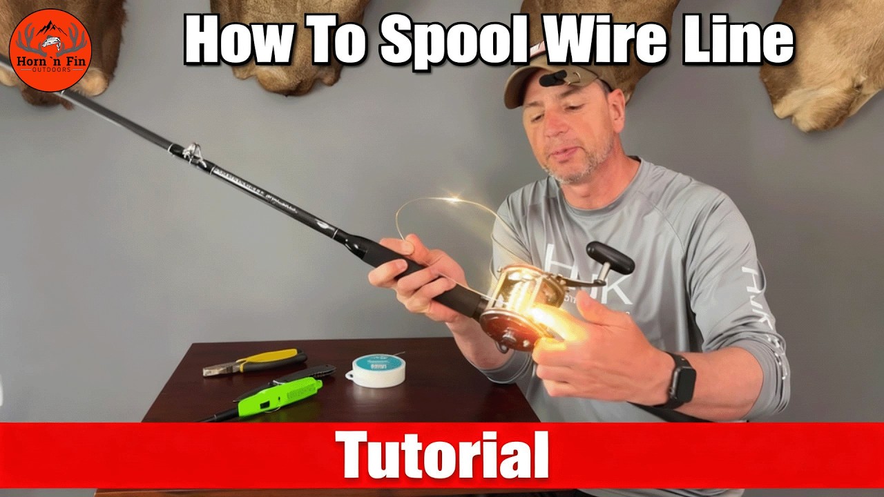 How To Set Up A Fishing Rod With Steel/Wire Line For Trolling