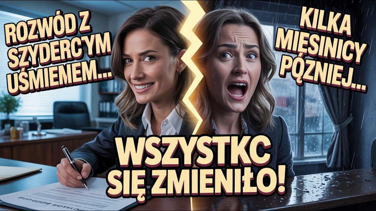 Rozwód zakończył się z szyderczym uśmiechem, ale to, co wydarzyło się kilka miesięcy później, zmieni
