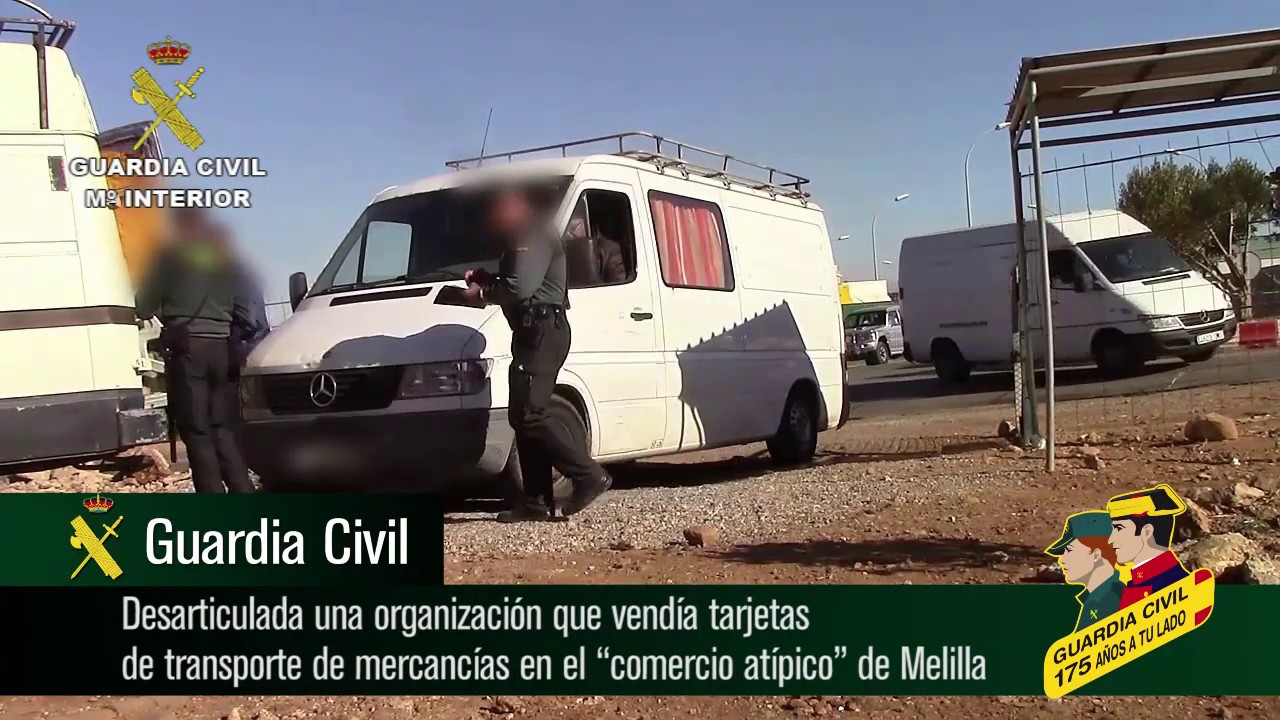 Operaci&oacute;n Calafate. Operaciones de la Guardia Civil. Melilla
