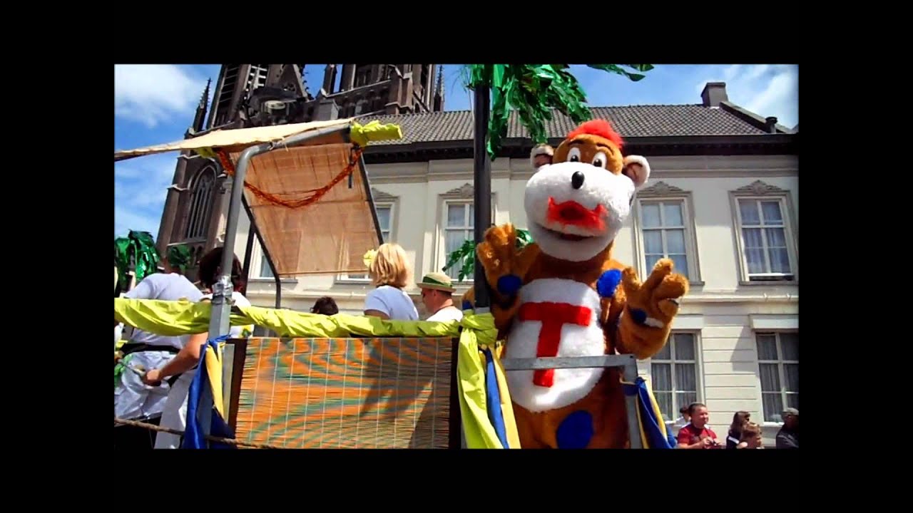 T-Parade Tilburg - de diverse slagwerkgroepen en sambabands in de optocht - 3 juli 2011